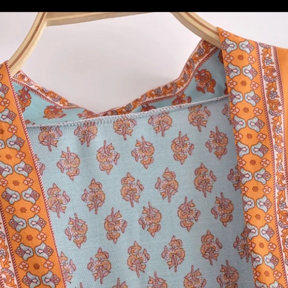 SOLD OUT Floral Ornate Bohemian Kimono - Picture 8 of 13